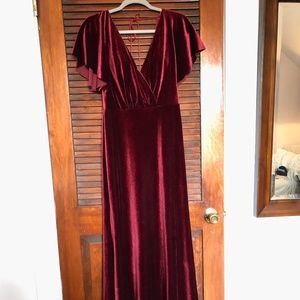 Jenny Yoo Ellis Velvet Dress